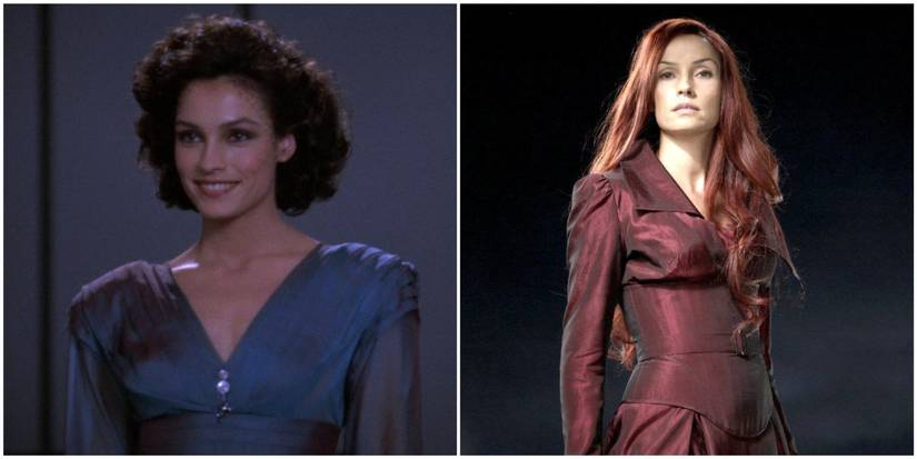 Famke Janssen in Star Trek: The Next Generation and X-Men: The Last Stand