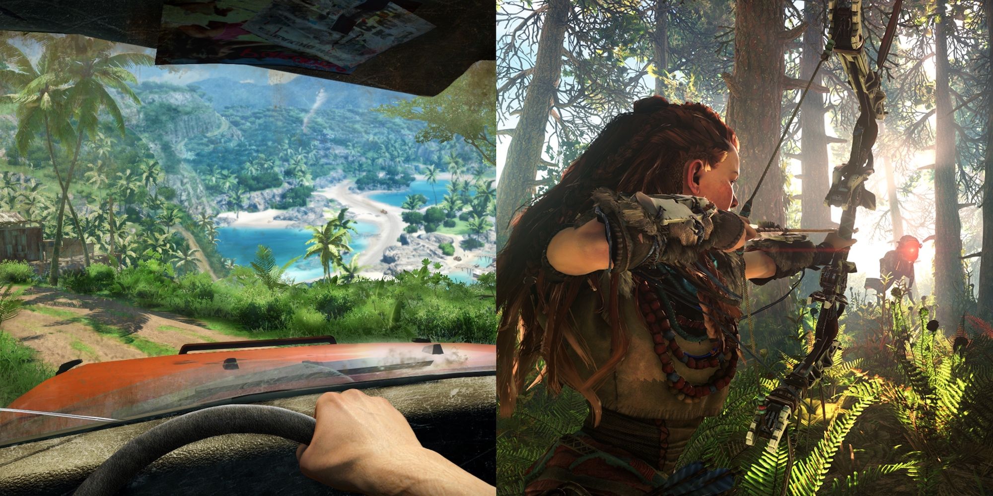 Far Cry 3 and Horizon Split