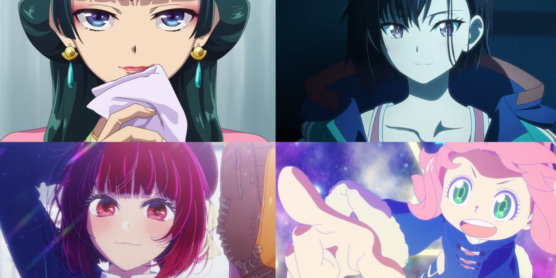 featured best female anime characters of 2023 anya shizuka maomao kana