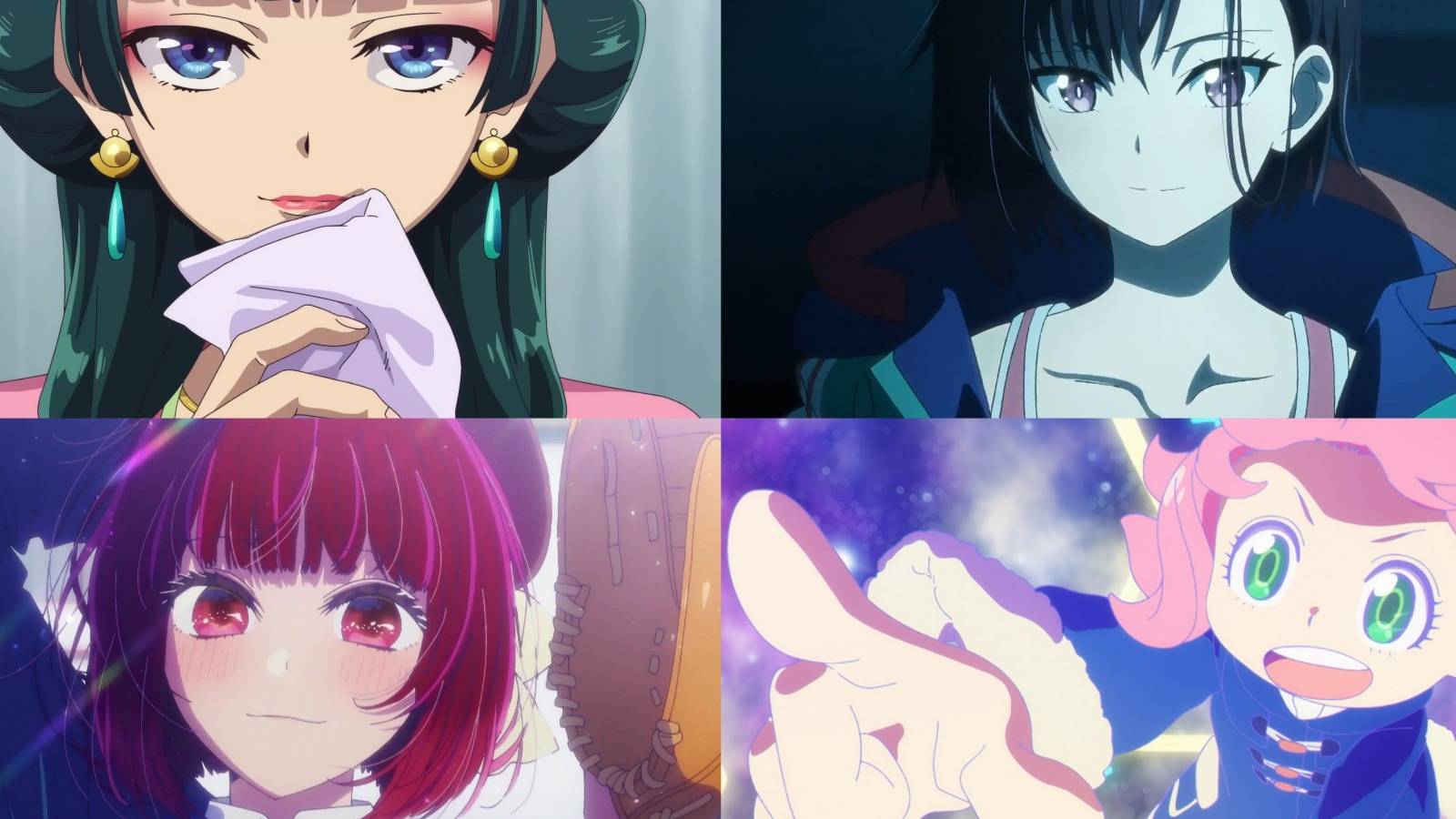 featured best female anime characters of 2023 anya shizuka maomao kana