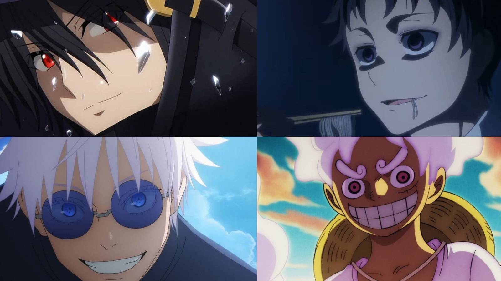 featured best male anime characters of 2023 Luffy cid satoru akira