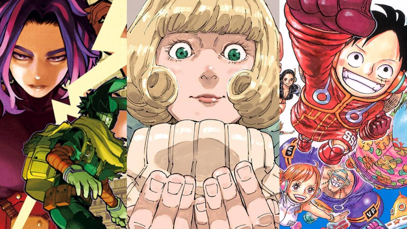 featured best selling manga of 2024 one piece jujutsu kaisen my hero academia