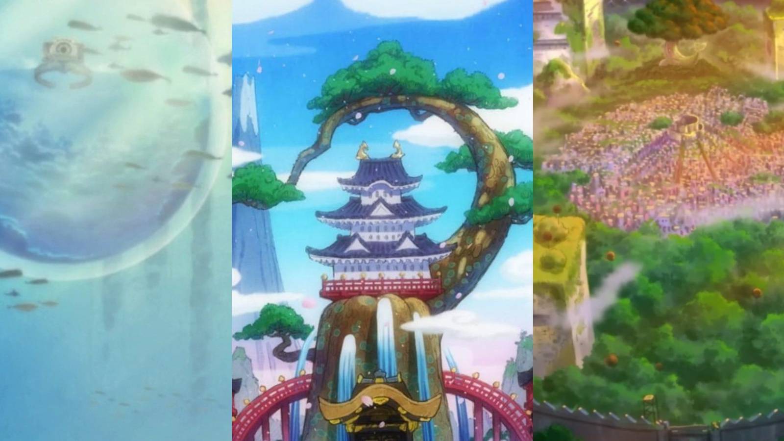 featured most powerful countries in one piece wano zou fishman island