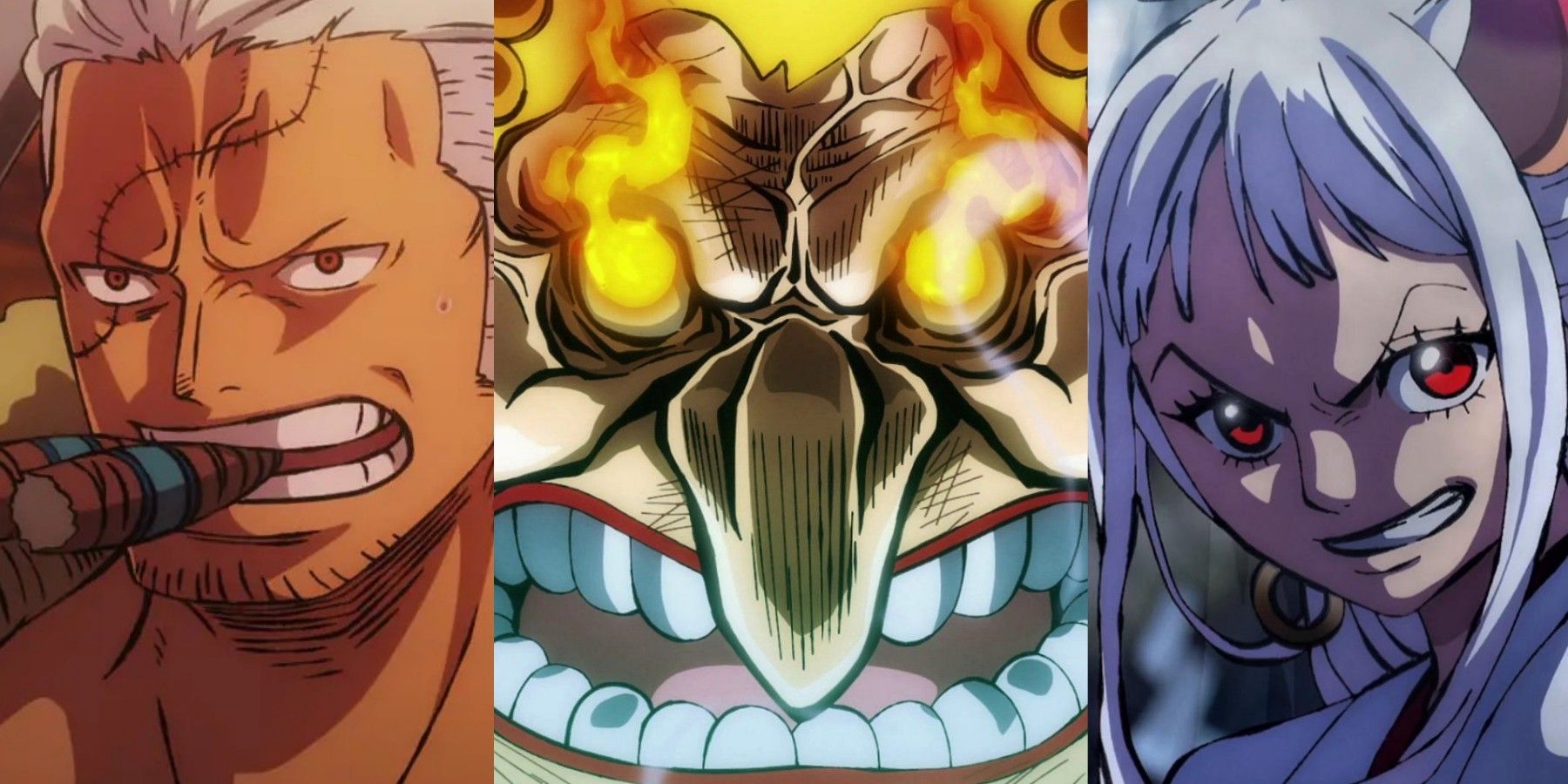 featured one piece characters misused by Oda big mom yamato smoker