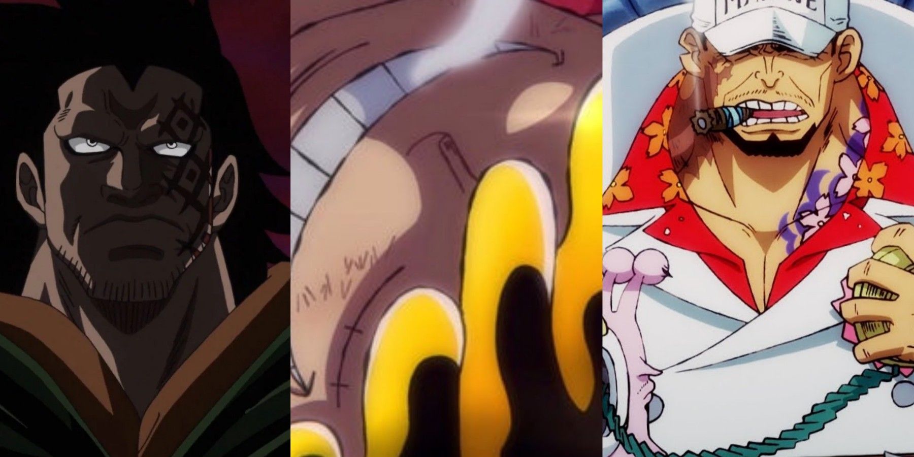 featured one piece characters with unknown past Akainu dragon joy boy