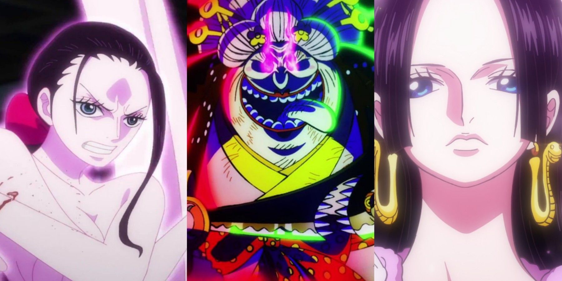 featured one piece strongest best female characters boa hancock robin big mom