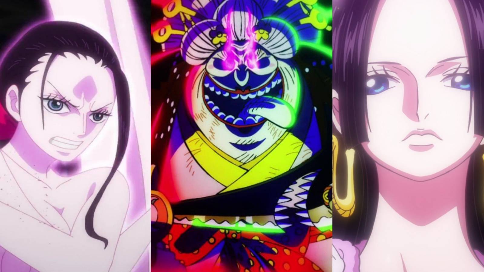 featured one piece strongest best female characters boa hancock robin big mom