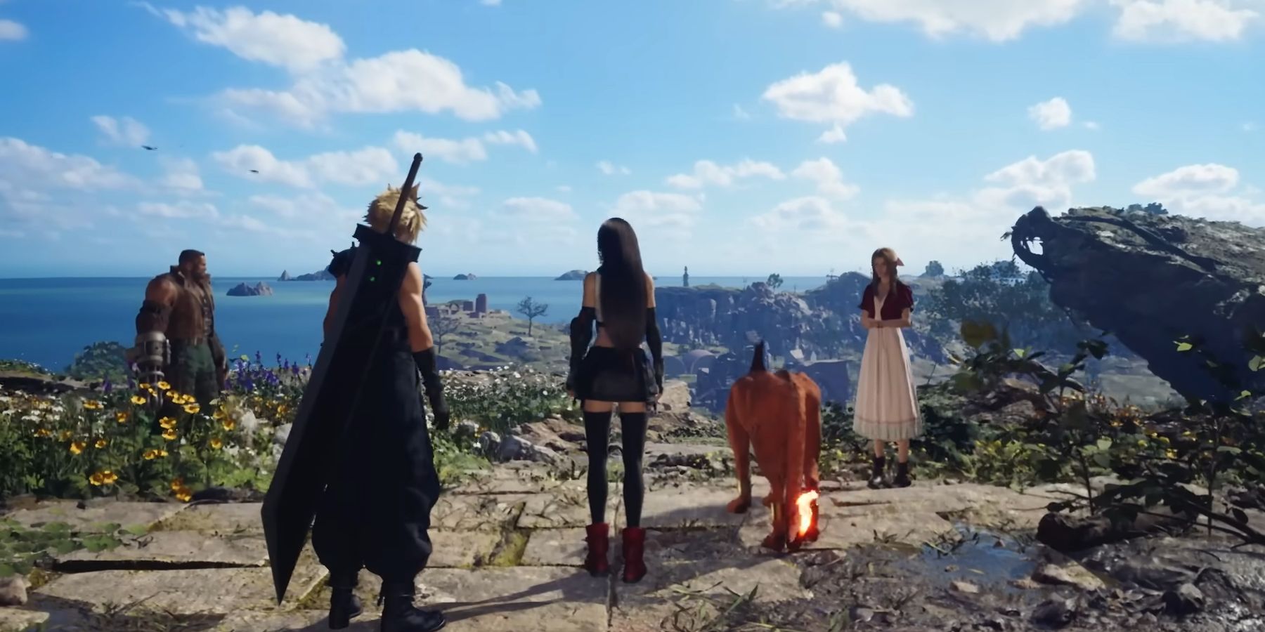 a vista from the ff7 rebirth trailer