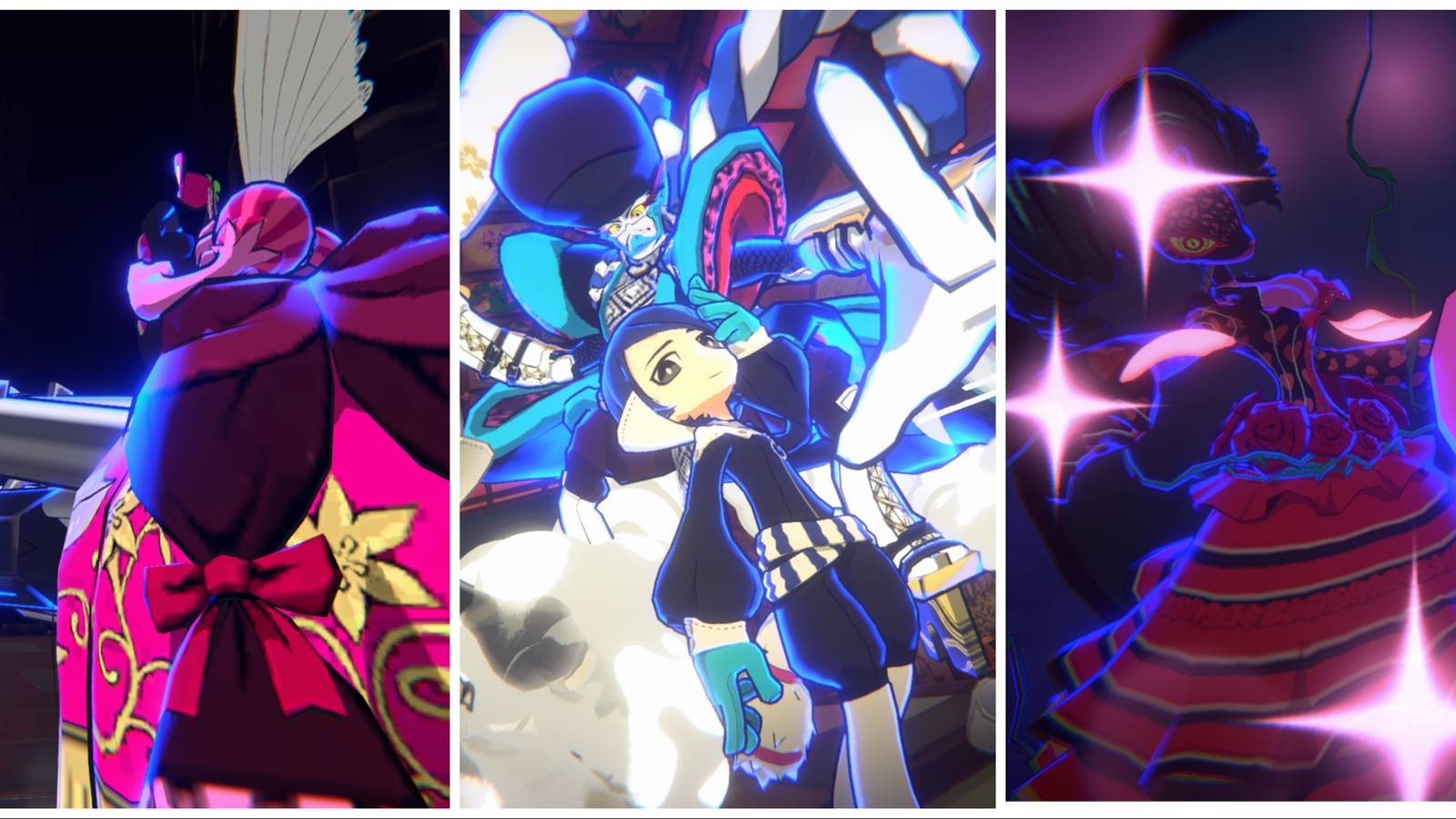 Milady, Goemon, and Carmen