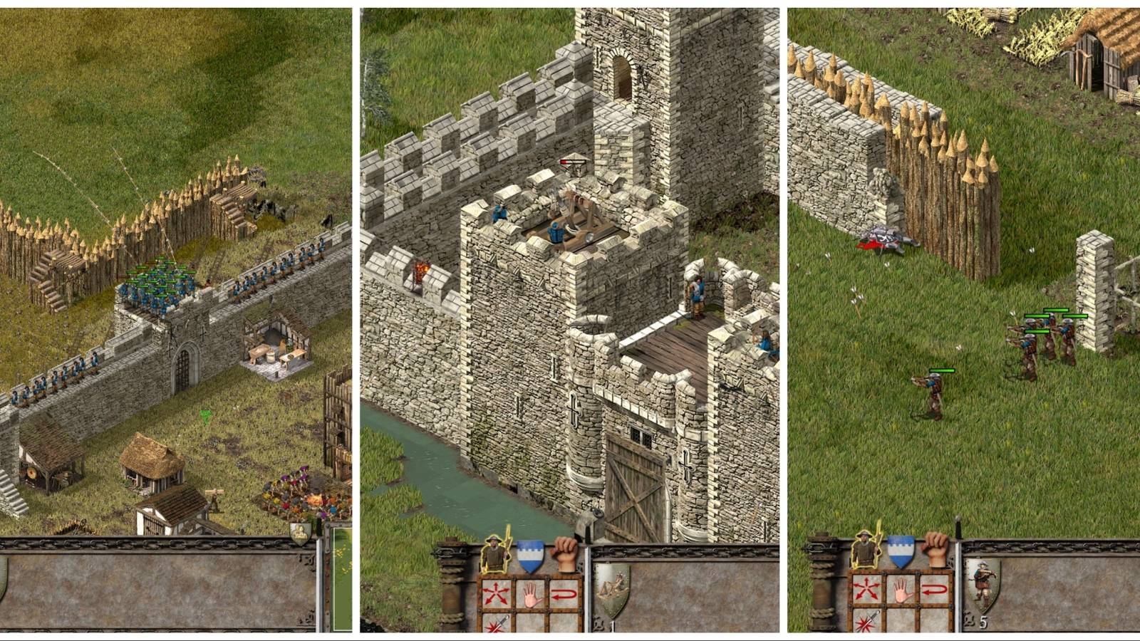 Archers, Mangonel, and Crossbowmen