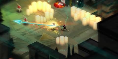Fighting a battle in Transistor