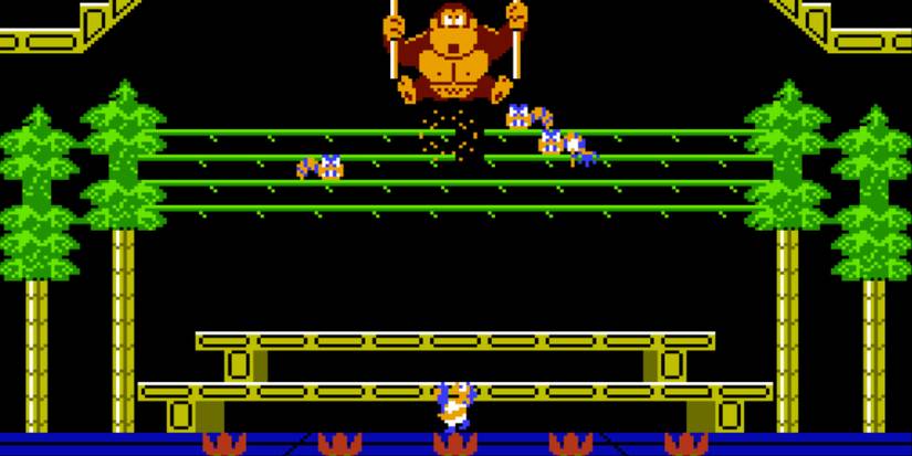 Fighting Donkey Kong in Donkey Kong 3 