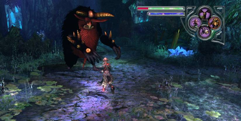 Fighting enemies in Folklore