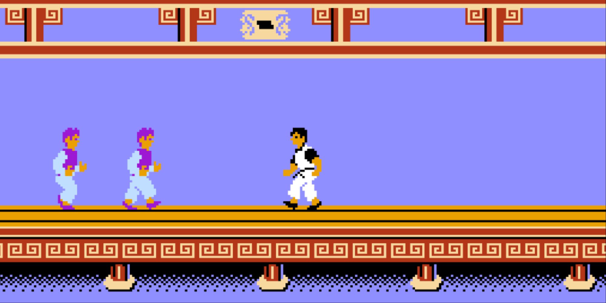 Fighting enemies in Kung Fu