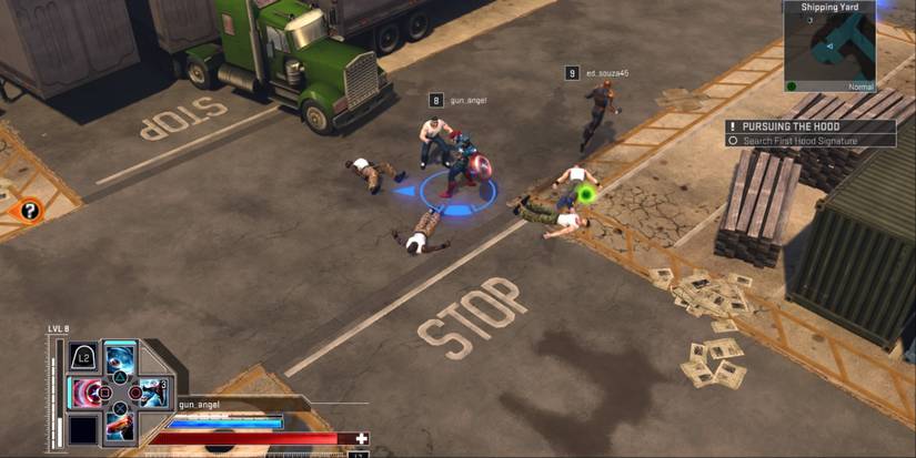 Fighting enemies in Marvel Heroes Omega