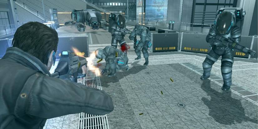 Fighting enemies in MindJack