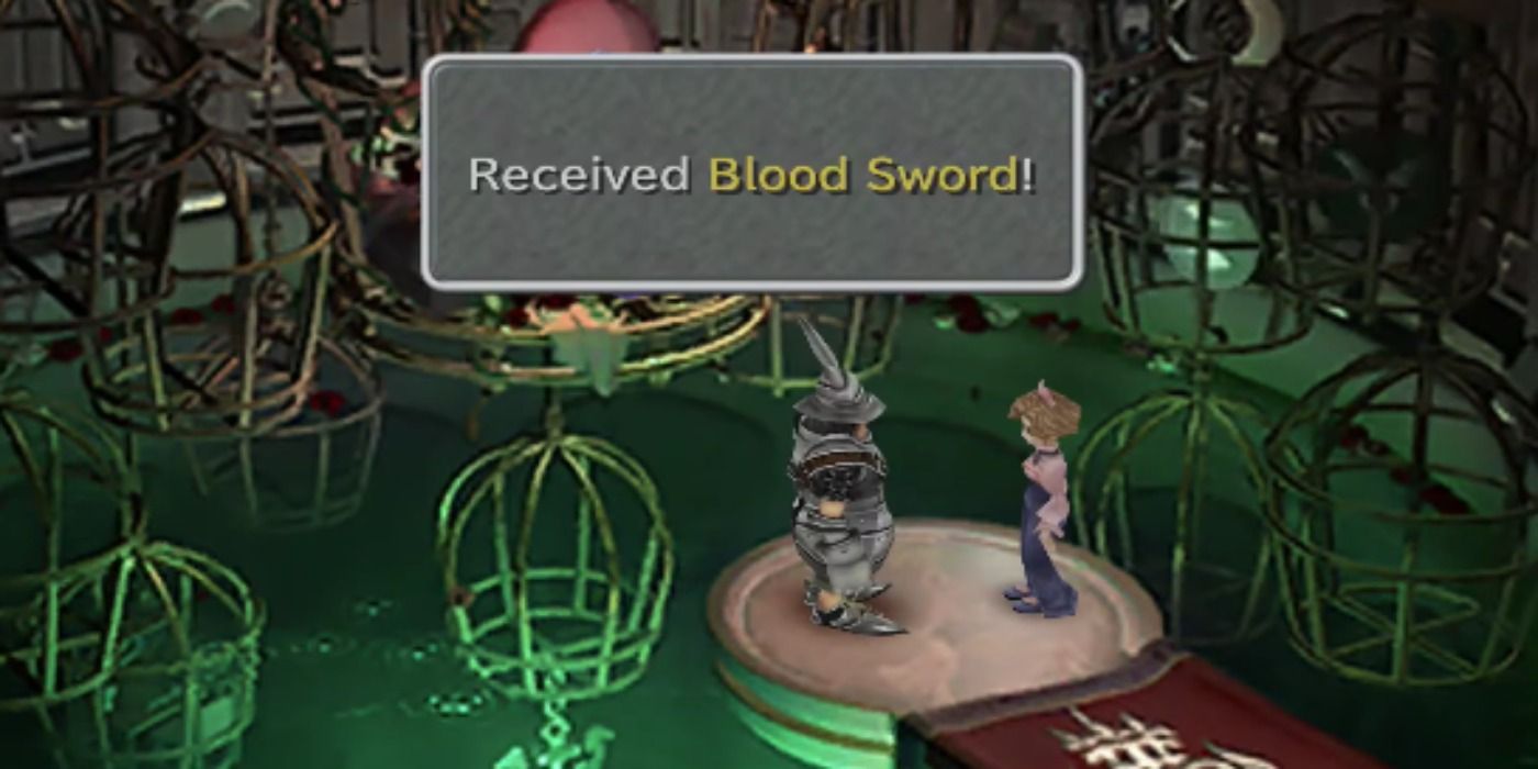 Final Fantasy 9 Steiner obtains Blood Sword from Queen Stella