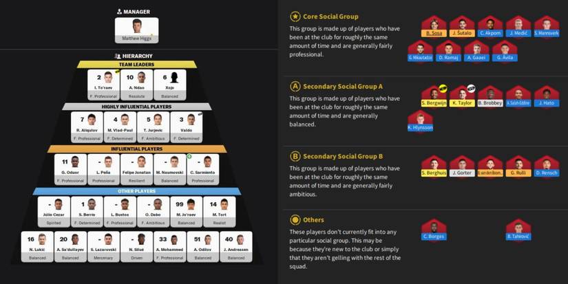Football Manager 2024 Player Happiness Tips Hierarchy