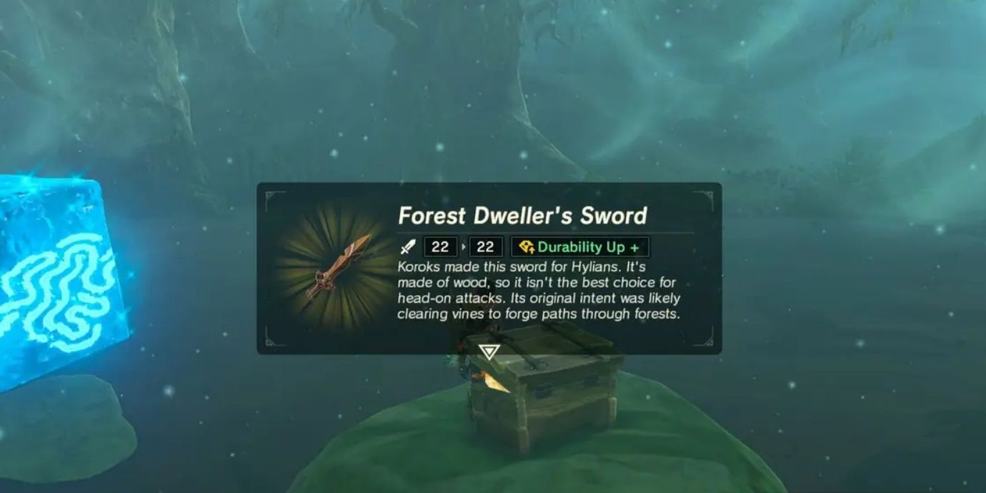 Forest Dweller's Sword in Breath of the Wild