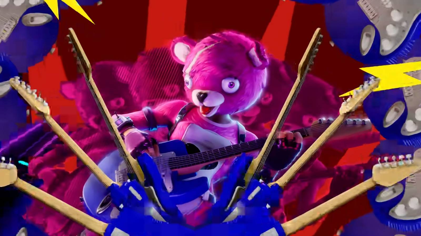 The guitar section of the Fortnite Festival reveal trailer