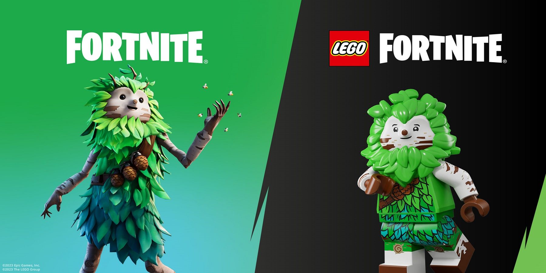the lego version of a fortnite skin