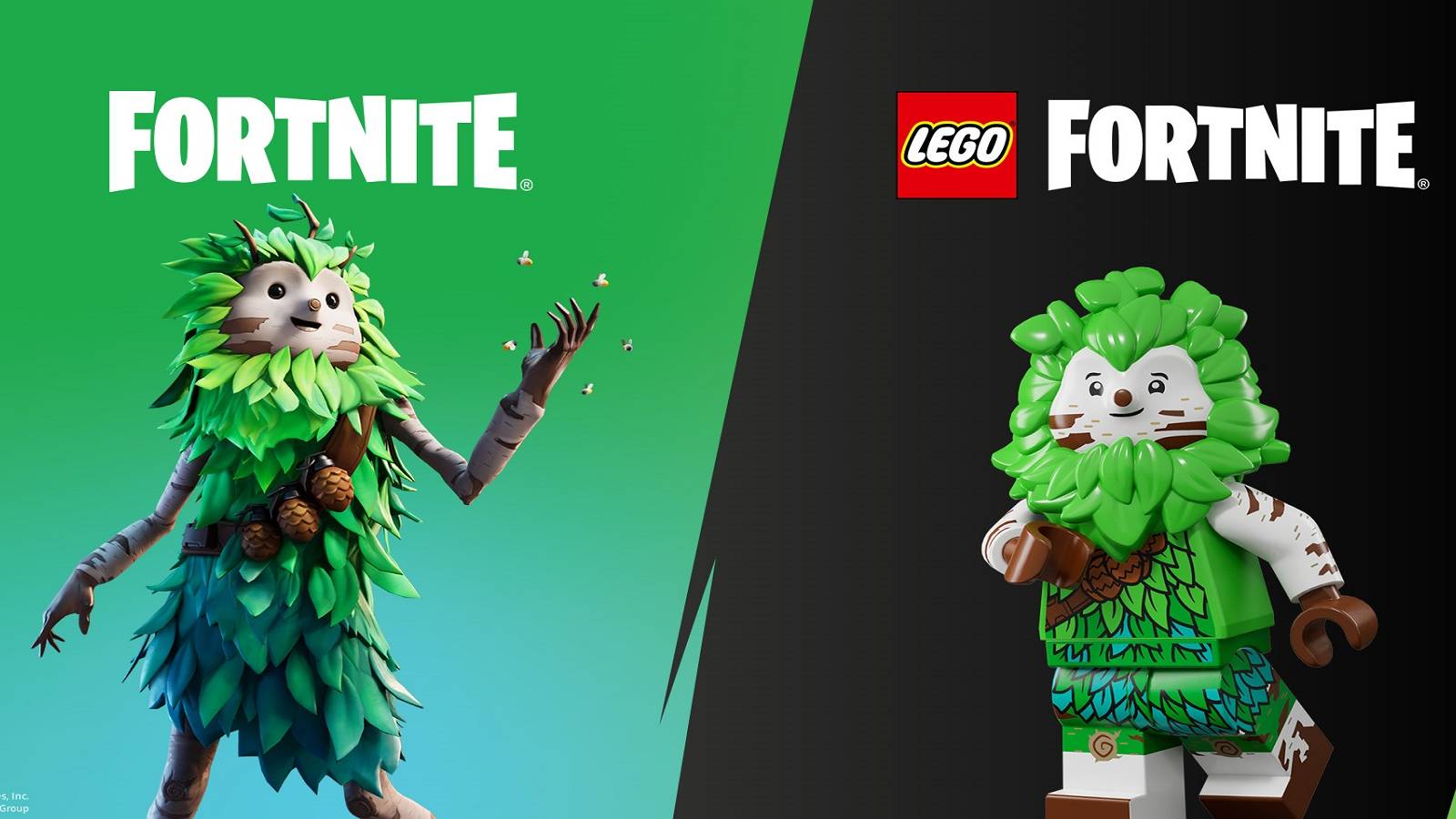 the lego version of a fortnite skin