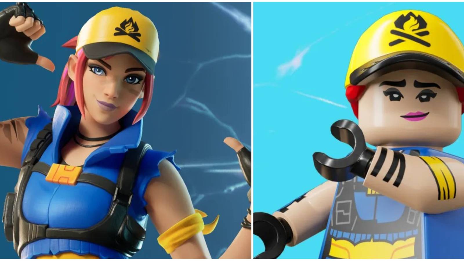 fortnite skin lego form and fortnite form