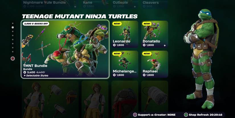 tmnt bundle in fortnite
