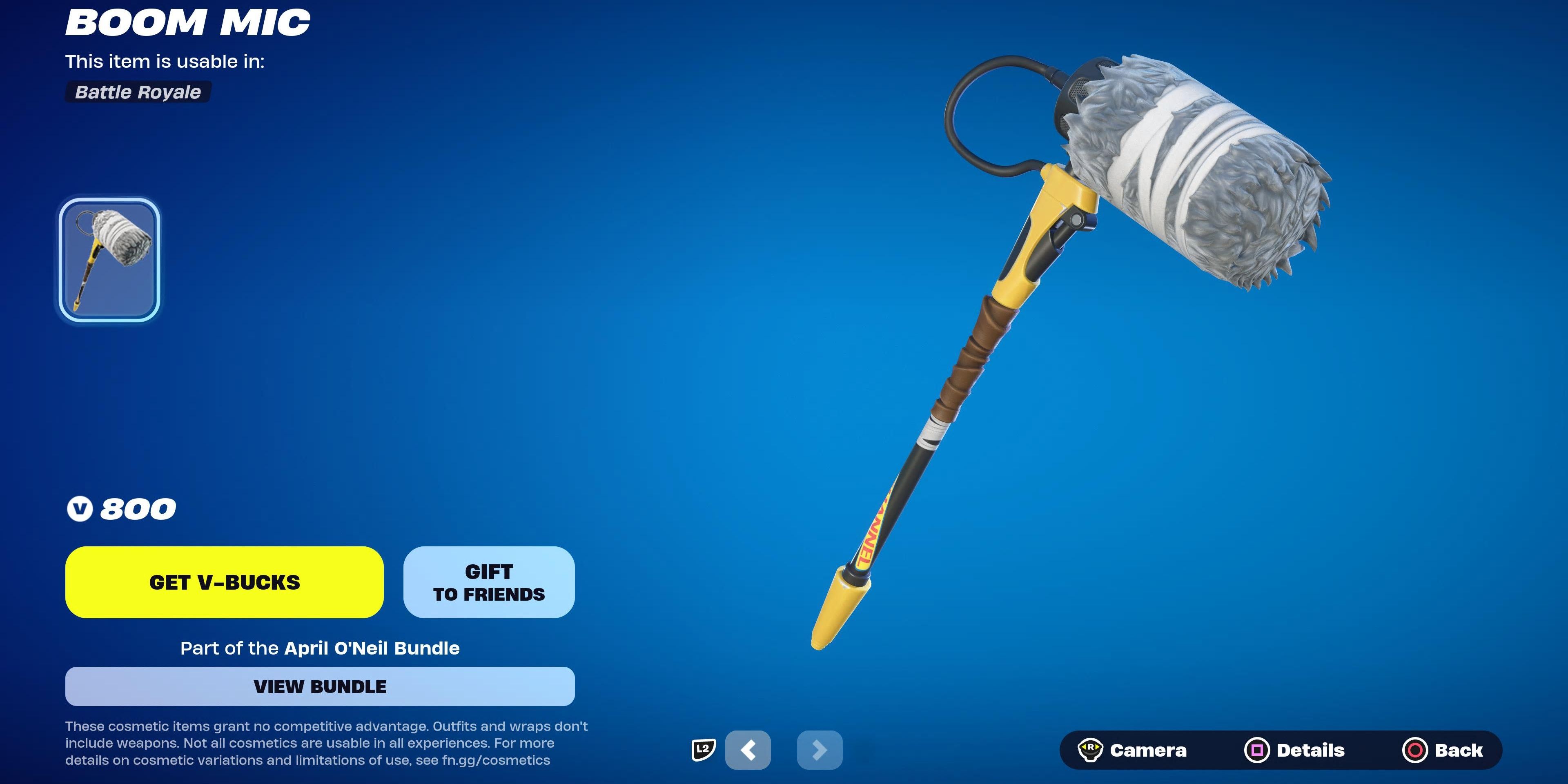 Mic in fortnite hot sale