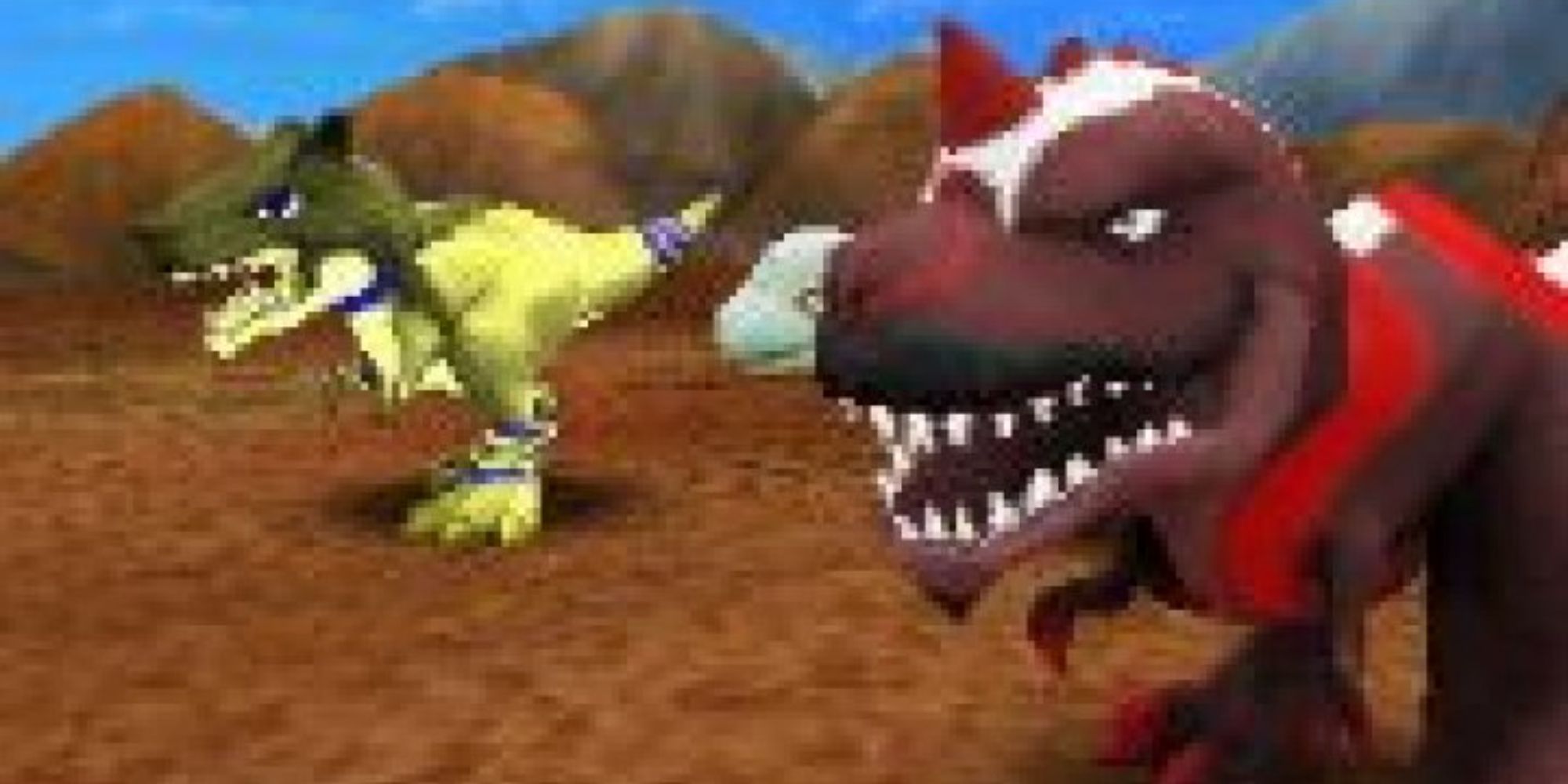 Vivosaurs in battle