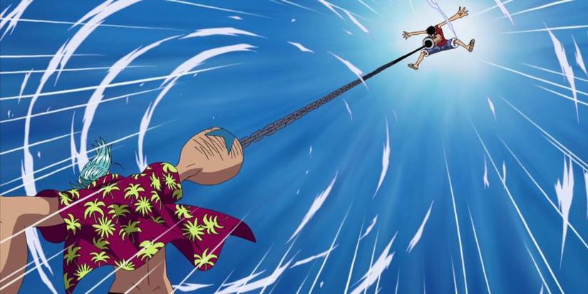 Franky vs. Monkey D. Luffy, in the Water 7 Arc.