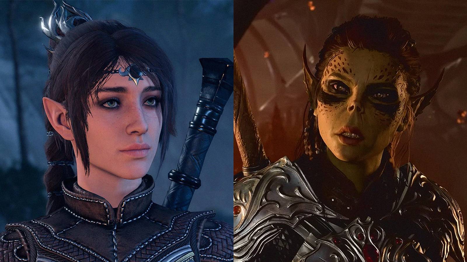 baldur's gate 3 githyanki goth character resembles lae'zel shadowheart