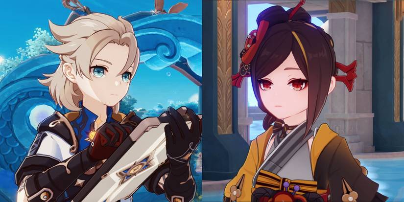 genshin impact version 4.5 banners albedo chiori geo sword