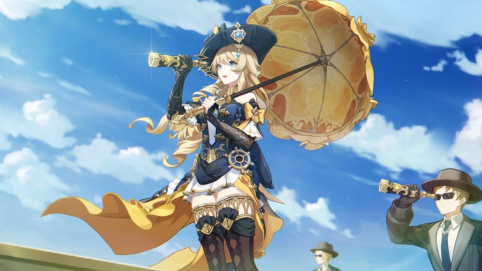 genshin impact navia character teaser released geo claymore version 4.3