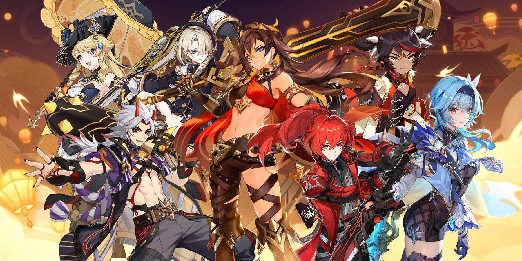 Tallest Playable Characters In Genshin Impact