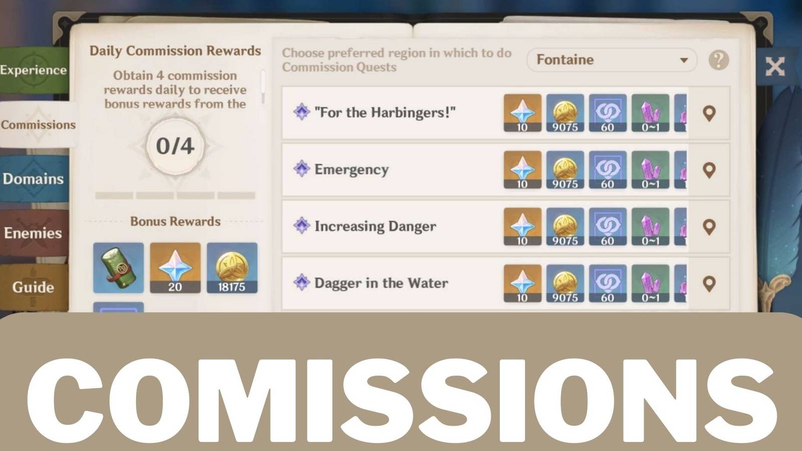 Genshin Impact Best Commissions