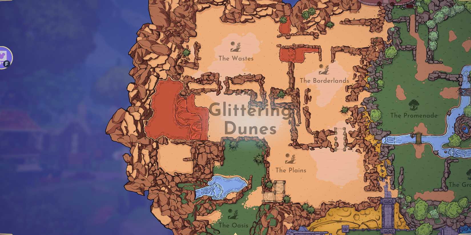 glittering dunes in disney dreamlight valley