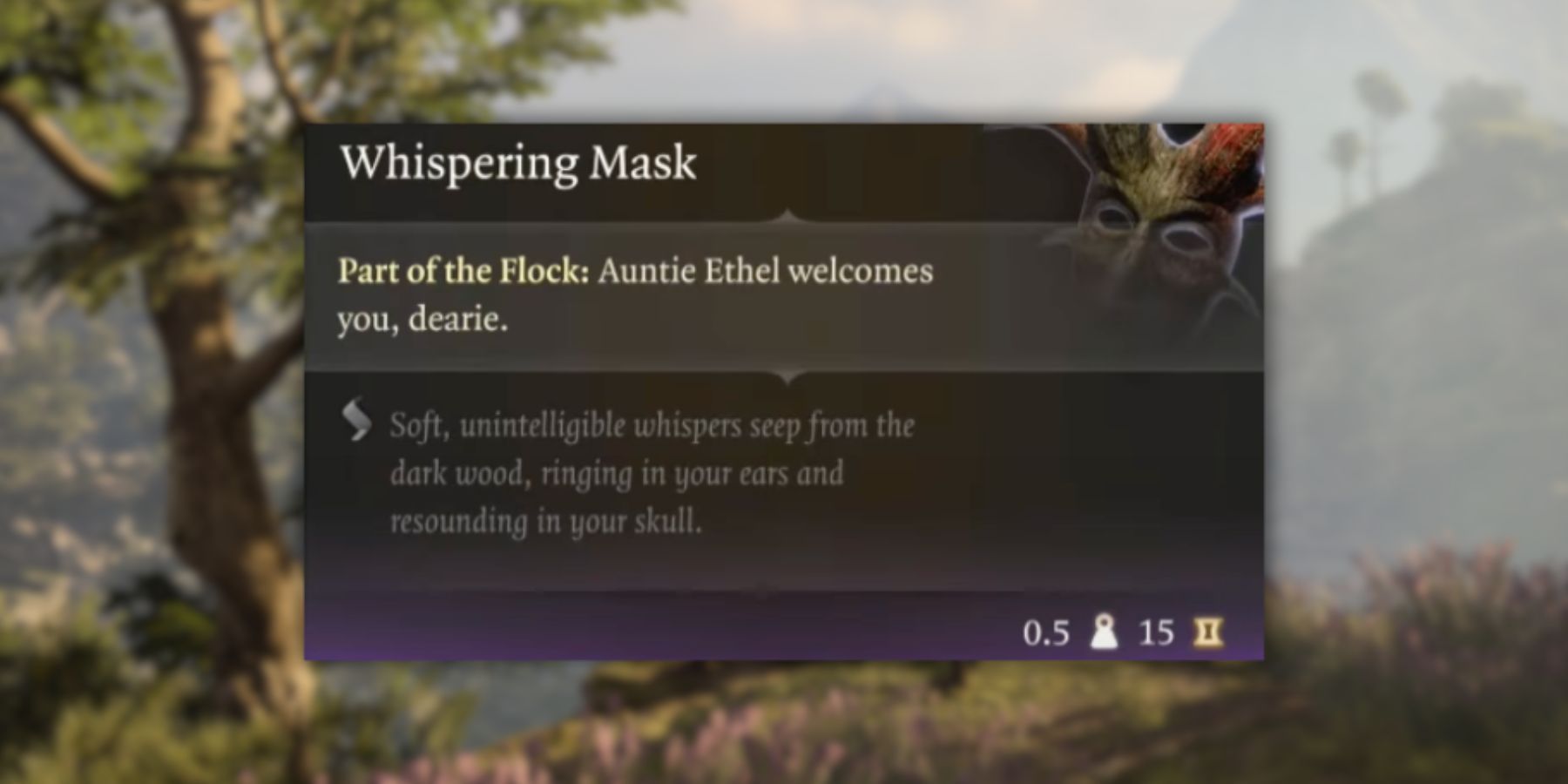 Whispering Mask in BG3