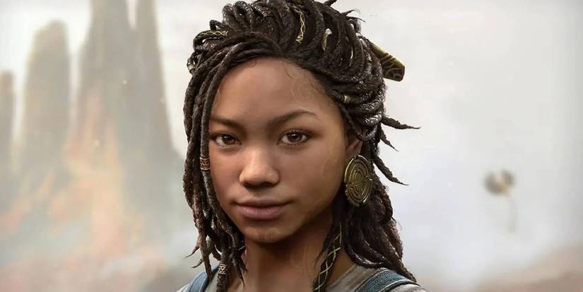 God of War Ragnarok Angrboda close up