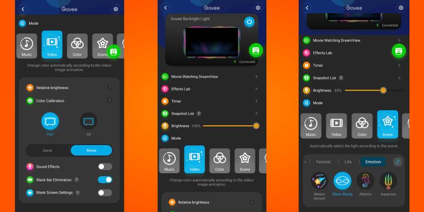 Govee TV Backlight 3 Lite Software