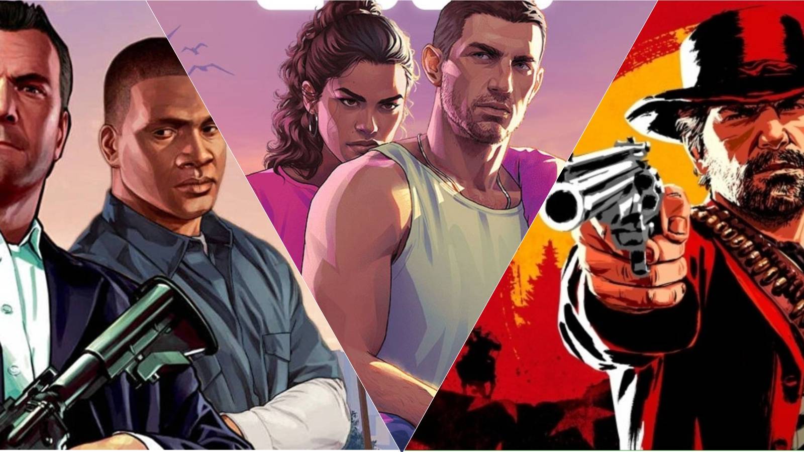 GTA 6 x GTA 5 x Red Dead 2