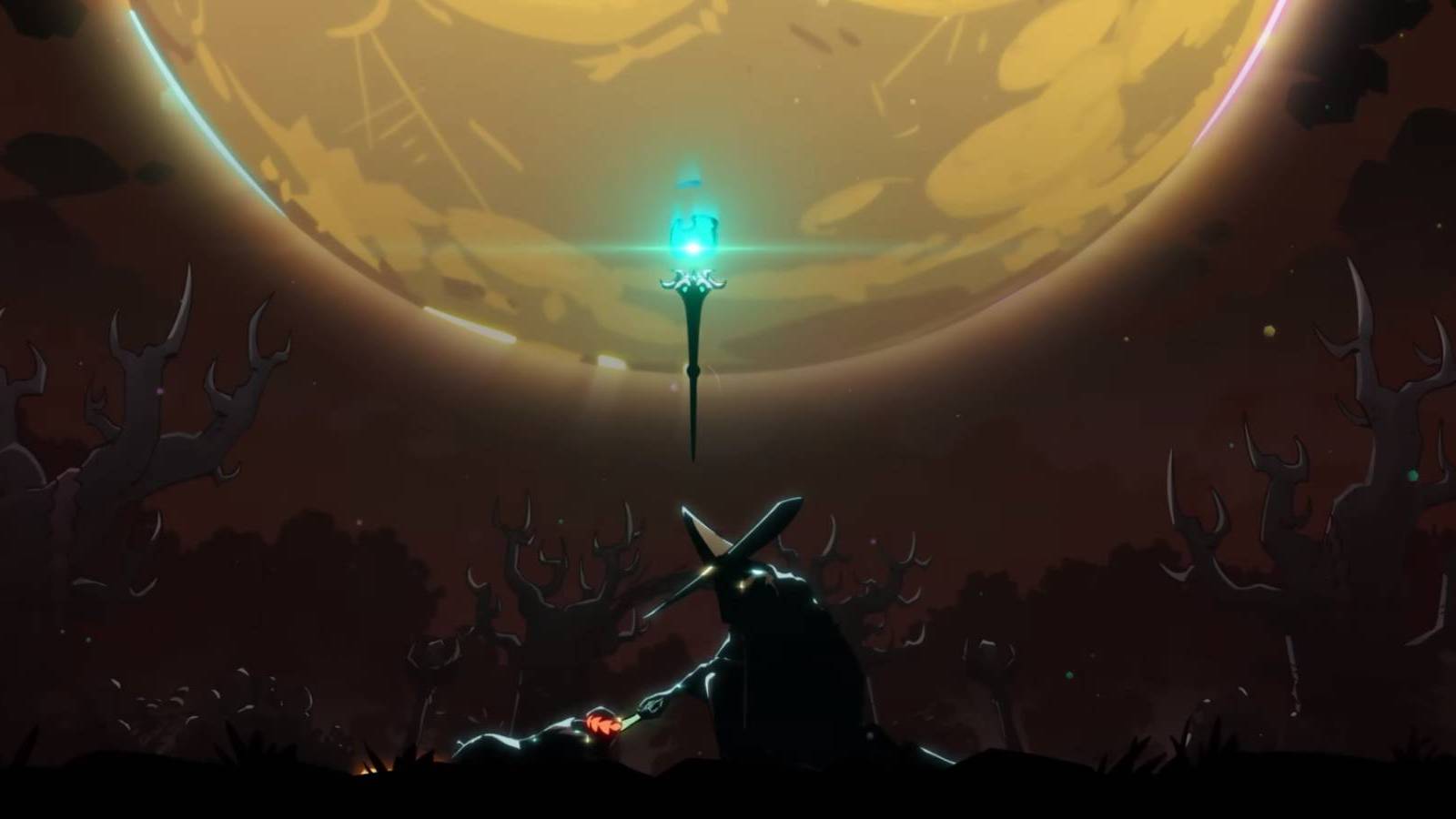 Hecate offering Melinoe a hand in Hades 2's trailer