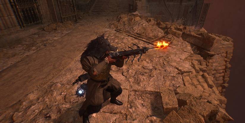 Harrower Dervla's Crossbow in Lords of the Fallen