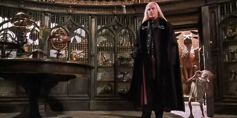 An Image of Harry Potter: Dobby Being Kicked