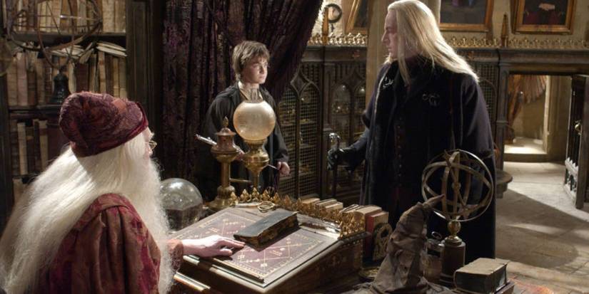 An Image of Harry Potter: Lucius-Harry-Banter