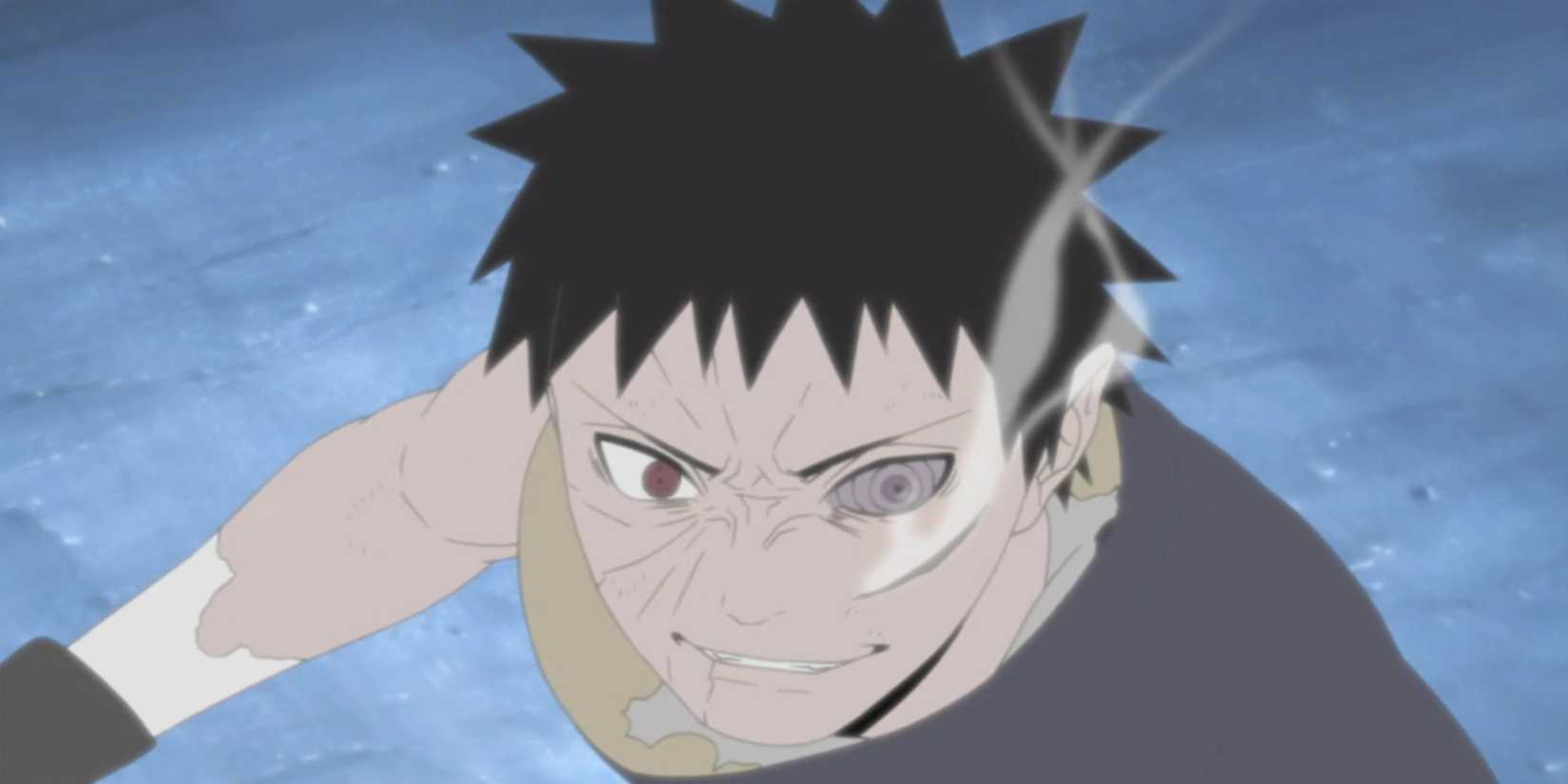 Obito Healing his Wounds in Naruto
