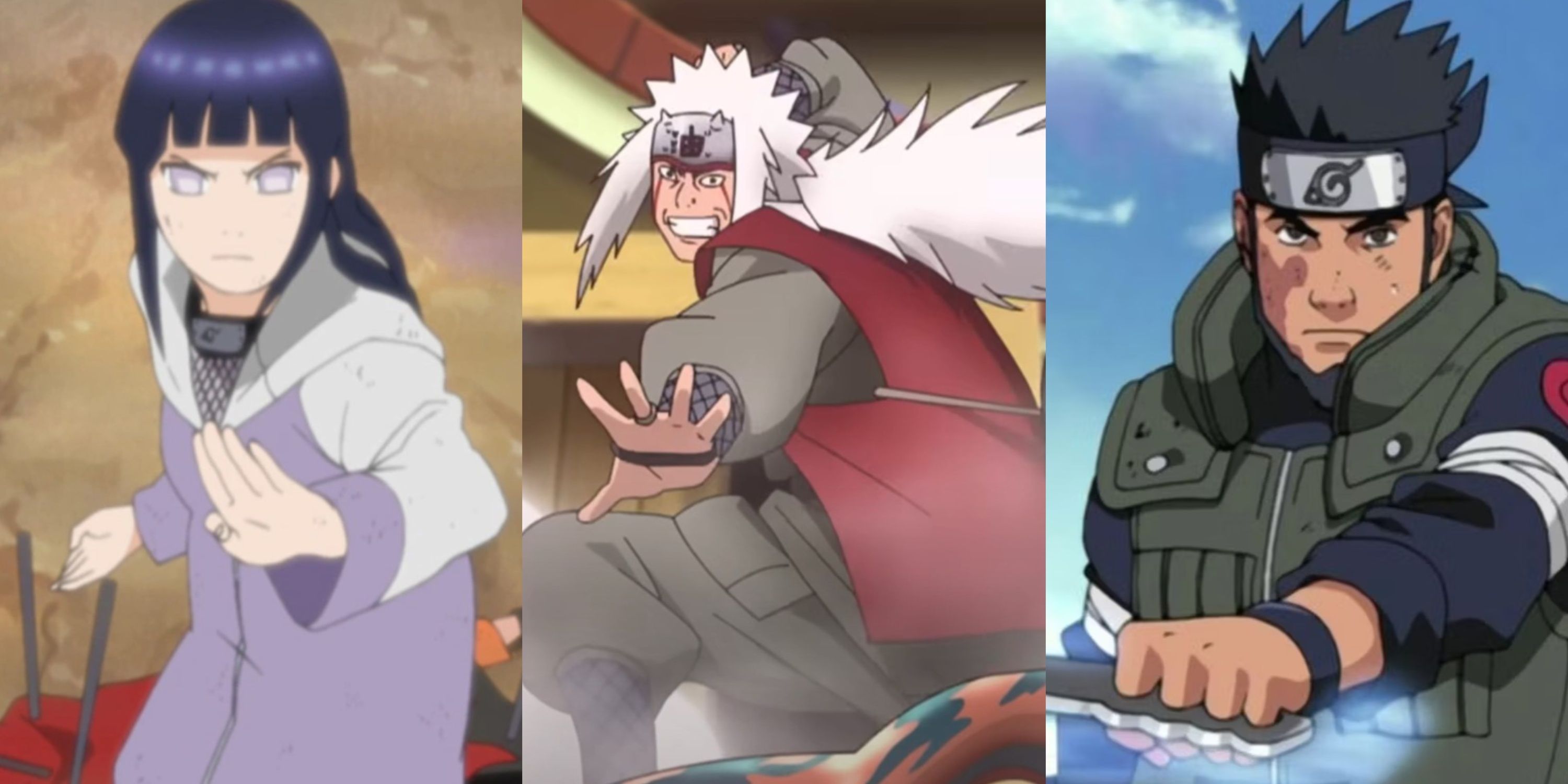 Personagens de Hinata Jiraiya Asuma Naruto que são melhores em anime - em destaque