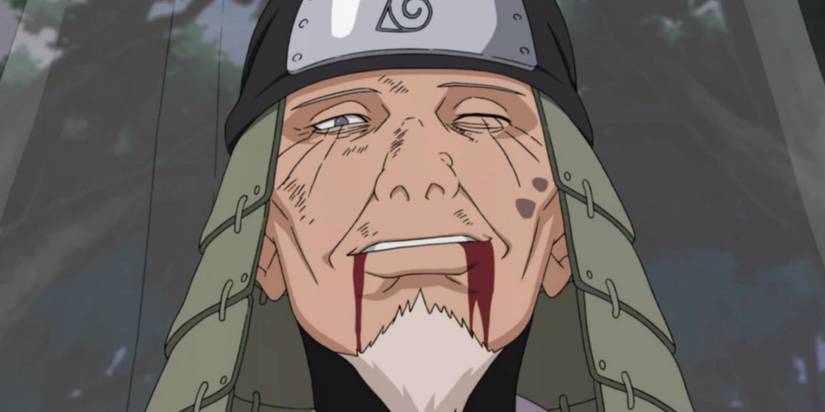 Hiruzen Sarutobi's death in Naruto