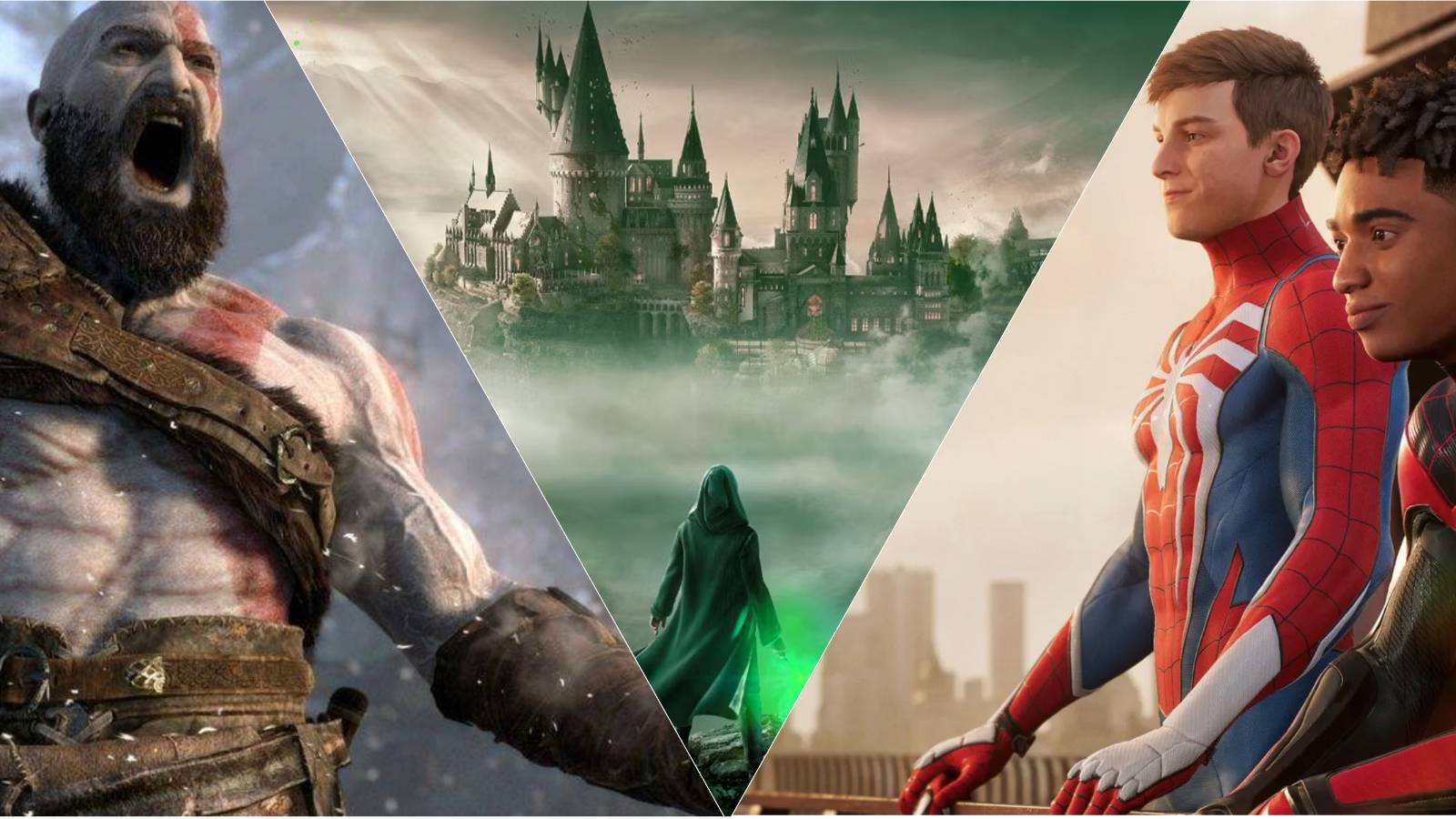 Hogwarts Legacy x Spider Man 2 x God of War
