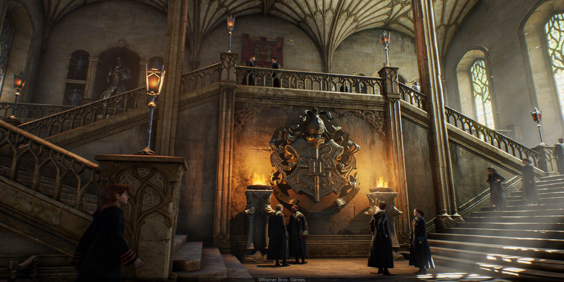 screenshot of hogwarts interior